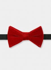 PAKO LORENTE – Mucha PPLM9-MX-166-W. Czerwone krawaty i muchy męskie Pako Lorente, bez wzorów, eleganckie. Za 39.99 zł.