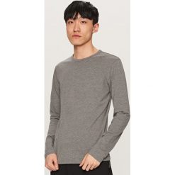 Koszulka z długim rękawem - Szary. T-shirty męskie marki Reserved. W wyprzedaży za 14.99 zł.