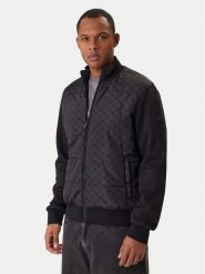 KARL LAGERFELD Kurtka bomber 505061 561527 Czarny Regular Fit. Czarne kurtki męskie KARL LAGERFELD, m, bez wzorów, z syntetyku, bez ramiączek, bez kaptura. Za 1,429.00 zł.