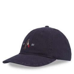 Czapka z daszkiem Tommy Hilfiger. Niebieskie czapki męskie Tommy Hilfiger, bez wzorów. Za 139.99 zł.