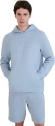Bluza męska 4F M1621 jasnoniebieska 4FWSS25TSWSM1621 34S XL. Niebieskie bluzy nierozpinane męskie 4f, m, bez wzorów, bez ramiączek, bez kaptura. Za 242.01 zł.