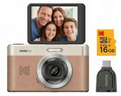 Aparat cyfrowy Kodak Kodak PIXPRO C1BN, 13 MP, 4160 x 3120 pixels, 1/3", CMOS, Full HD, Brown. Aparaty kompaktowe Kodak. Za 397.54 zł.