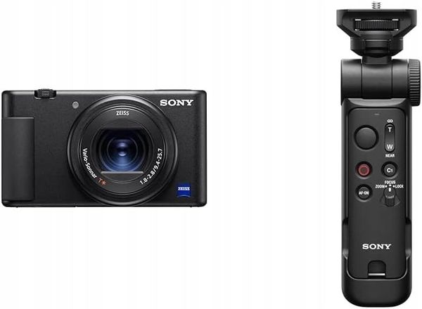Kamera cyfrowa Sony ZV-1 Zestaw startowy Vlog kompaktowy aparat fotograficzny wideo 4K. Kamery cyfrowe SONY. Za 4,099.00 zł.