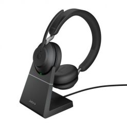 Zestaw Słuchawkowy Bezprzewodowy Jabra Evolve2 65 UC stereo + LS black USB-C. Czarne słuchawki bluetooth Jabra. Za 914.99 zł.