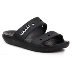 Klapki Crocs Classic Sandal 206761-001 czarne. Czarne klapki i japonki męskie bez wzorów, z materiału. Za 271.50 zł.