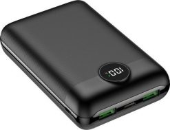 Powerbank Bateria zewnętrzna (POWER BANK) VEGER S20 - 20 000mAh LCD Quick Charge PD22,5W czarny. Czarne powerbanki NoName. Za 104.37 zł.