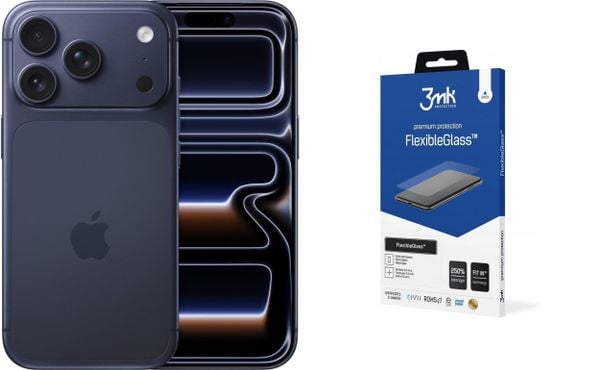 Smartfon Apple iPhone 17 Pro 256GB Głębinowy Błękit (MG8J4) + FlexibleGlass. Niebieskie smartfony Apple. Za 5,820.00 zł.