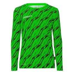 Koszulka bramkarska z długim rękawem Uhlsport Progressive. Czarne koszulki męskie z długim rękawem Uhlsport, bez wzorów, sportowe, bez kołnierzyka, bez ramiączek. Za 177.50 zł.
