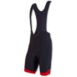 Sensor Męskie spodenki rowerowe z szelkami Cyklo Race Black/Red. Czarne szorty sportowe męskie Sensor, bez wzorów, z materiału, sportowe. Za 189.00 zł.