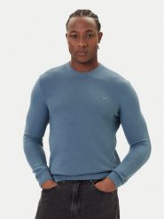 Mustang Sweter Elliot 1016844 Niebieski Regular Fit. Niebieskie kardigany męskie Mustang, m, bez wzorów, z bawełny, bez ramiączek. Za 209.99 zł.