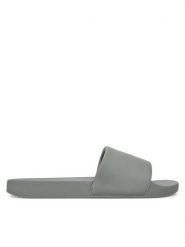 Calvin Klein Klapki Pool Slide W/ Ck Square HM0HM01754 Szary. Szare klapki i japonki męskie Calvin Klein, bez wzorów, ze skóry. Za 139.99 zł.