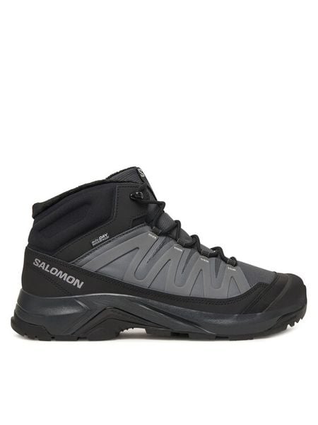 Salomon Trekkingi X-Adventure Coldrush Waterproof L47856000 Szary. Szare buty trekkingowe męskie Salomon, bez wzorów, z materiału, bez zapięcia, trekkingowe. Za 619.99 zł.