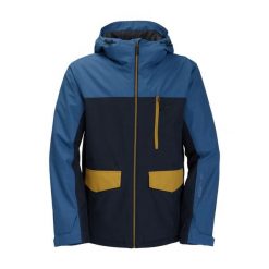 Kurtka snowboardowa męska Billabong Outsider. Niebieskie kurtki narciarskie i snowboardowe męskie Billabong, na zimę, m, bez wzorów, bez kaptura, narciarskie. Za 429.99 zł.