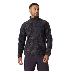 Bluza dresowa z nadrukiem Helly Hansen Maridalen. Fioletowe bluzy nierozpinane męskie Helly Hansen, bez wzorów, z dresówki, sportowe, bez ramiączek, bez kaptura. Za 426.50 zł.