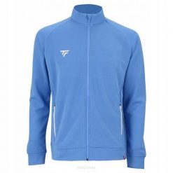 Bluza rozpinana tenisowa męska Tecnifibre Team Jacket. Niebieskie bluzy rozpinane męskie TECNIFIBRE, m, bez wzorów, sportowe, bez ramiączek, bez kaptura. W wyprzedaży za 229.00 zł.