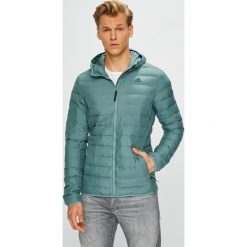 Adidas Performance - Kurtka puchowa. Szare kurtki męskie adidas Performance, z materiału, z krótkim rękawem. Za 549.90 zł.