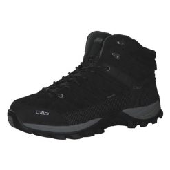 Buty trekkingowe męskie, CMP Rigel Mid. Czarne buty trekkingowe męskie CMP, bez wzorów, bez zapięcia, trekkingowe. Za 359.99 zł.