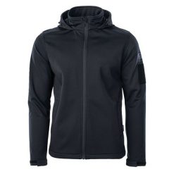 Kurtka męska Softshell Magnum Cervus - czarna, Rozmiar XL. Czarne kurtki męskie MAGNUM, m, bez wzorów, z materiału, bez ramiączek, bez kaptura. Za 224.99 zł.
