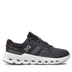Buty do biegania On. Czarne buty do biegania męskie On, bez wzorów, bez zapięcia, do biegania. Za 709.99 zł.