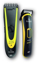 Maszynka do włosów GAMA GA.MA GC542 + GT527 0.8-24 mm czarny/żółty - Zestaw maszynek do włosów. Maszynki do włosów GAMA. Za 185.99 zł.