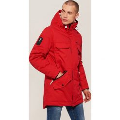 Ocieplana parka - Czerwony. Czerwone parki męskie House. Za 369.99 zł.