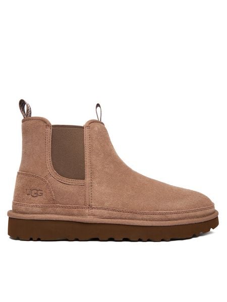 Ugg Śniegowce M Neumel Chelsea 1121644 Beżowy. Brązowe buty zimowe męskie UGG, bez wzorów, ze skóry, bez obcasa, bez zapięcia. Za 679.99 zł.