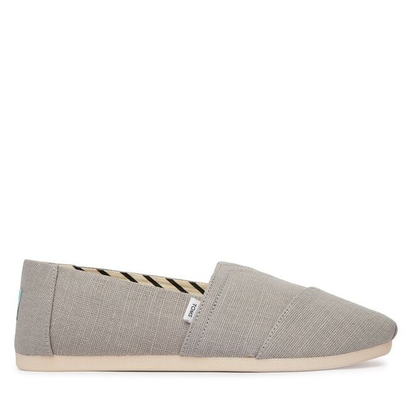 Półbuty Toms. Szare codzienne półbuty męskie TOMS, bez wzorów, bez obcasa, bez zapięcia. Za 249.99 zł.