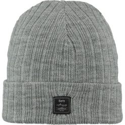 Barts - Czapka Parker Beanie heather grey. Brązowe czapki męskie Barts, na zimę. W wyprzedaży za 39.90 zł.