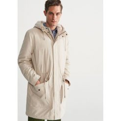 Kurtka parka z kapturem - Beżowy. Kurtki męskie marki Reserved. W wyprzedaży za 149.99 zł.