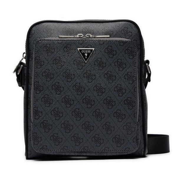 Saszetka Guess. Czarne saszetki męskie Guess, z aplikacjami, małe. Za 359.99 zł.