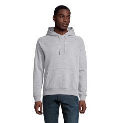 Bluza Unisex Stellar Melange Dla Dorosłych. Szare bluzy nierozpinane męskie SOL'S, m, bez wzorów, bez ramiączek, bez kaptura. Za 176.99 zł.