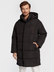 Trussardi Płaszcz zimowy Memory 52S00742 Czarny Regular Fit. Czarne kurtki męskie TRUSSARDI, na zimę, m, bez wzorów, z syntetyku, bez kaptura. Za 1,669.00 zł.