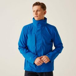 Kurtka robocza męska Kingsley. Niebieskie kurtki softshell męskie Regatta, na zimę, m, bez wzorów, z softshellu, bez kaptura, trekkingowe. W wyprzedaży za 519.99 zł.
