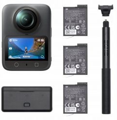 Zestaw DJI Osmo 360 Adventure Combo kamera sportowa 8K 360 3 akumulatory. Kamery sportowe DJI. Za 2,339.00 zł.