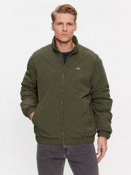 Tommy Jeans Kurtka bomber Essential DM0DM17238 Zielony Relaxed Fit. Zielone kurtki męskie Tommy Jeans, m, bez wzorów, z jeansu, bez ramiączek, bez kaptura. Za 559.99 zł.