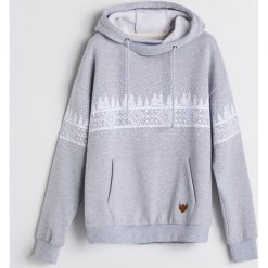 Bluza z motywem zimowym - Jasny szar. Szare bluzy nierozpinane męskie Reserved. Za 139.99 zł.