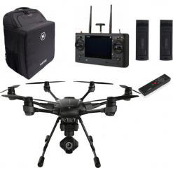 Yuneec Typhoon H RTF z plecakiem, 2 akumulatorami i Wizzard Stick. Czarne drony Yuneec. Za 4,899.00 zł.