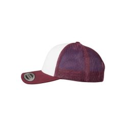 Kolorowa czapka z przodu Flexfit Retro. Białe czapki męskie FLEXFIT, bez wzorów, retro. Za 104.50 zł.