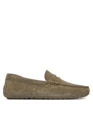 BOSS Mokasyny Noel_Mocc_sdpeb 50541750 Khaki. Brązowe mokasyny męskie Boss, ze skóry, bez zapięcia. Za 589.99 zł.