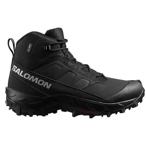 Buty trekkingowe męskie Salomon Crosstrak Wp. Czarne buty trekkingowe męskie Salomon, bez wzorów, z materiału, bez zapięcia, trekkingowe. Za 772.00 zł.