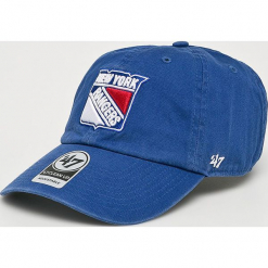 47brand - Czapka New York Rangers. Szare czapki męskie 47brand, z haftami, z bawełny. Za 99.90 zł.
