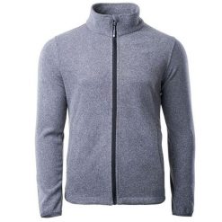 Polar męski Hi-Tec Henis - szary, Rozmiar XL. Szare bluzy z polaru męskie Hi-tec, m, bez wzorów, z materiału, bez ramiączek, bez kaptura. Za 109.99 zł.