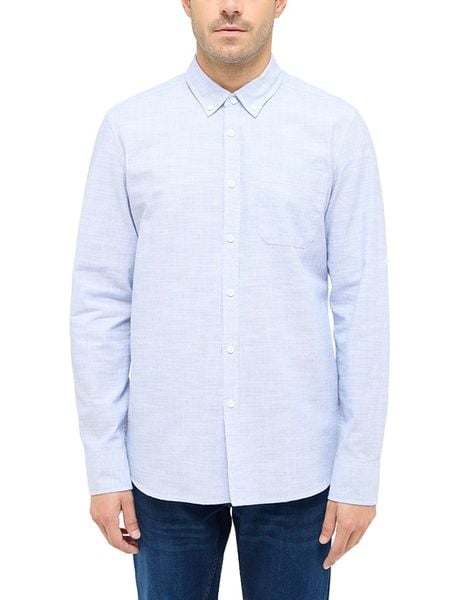 Męska Koszula Mustang Style Rawlins Faded Denim 1016247 5124. Koszule męskie Mustang, m, bez wzorów, z denimu, bez kołnierzyka, bez ramiączek. Za 169.99 zł.