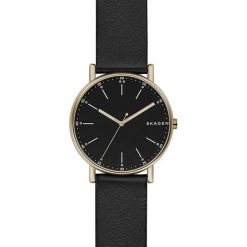 Skagen SIGNATUR Zegarek schwarz. Czarne zegarki męskie Skagen. W wyprzedaży za 468.30 zł.