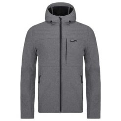 Męska kurtka softshell Loap Luskan szara 2xl. Szare kurtki softshell męskie LOOP, m, bez wzorów, z softshellu, bez kaptura, trekkingowe. Za 293.99 zł.