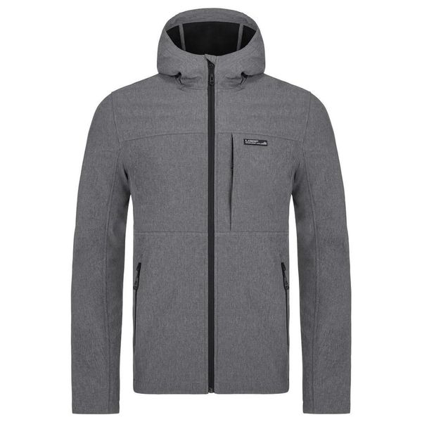 Męska kurtka softshell Loap Luskan szara 2xl. Szare kurtki męskie LOOP, m, bez wzorów, z softshellu, sportowe, bez ramiączek, bez kaptura. Za 293.99 zł.