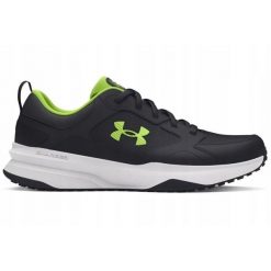 Buty sportowe dla mężczyzn Under Armour UA Charger EDGE. Czarne buty treningowe męskie Under Armour, bez wzorów, bez zapięcia, na fitness i siłownię. W wyprzedaży za 209.00 zł.