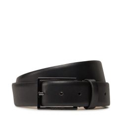 Pasek Męski Calvin Klein. Czarne paski męskie Calvin Klein, bez wzorów. Za 179.99 zł.