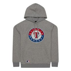 Bluza z kapturem Rangers Nos MLB Regular. Szare bluzy z kapturem męskie New Era, m, bez wzorów, z kapturem. Za 283.00 zł.