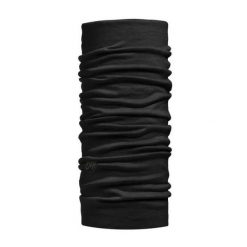Chusta wielofunkcyjna z wełny merynosów Buff Merino Lightweight. Brązowe szaliki męskie Buff, bez wzorów, z wełny, sportowe. Za 109.99 zł.